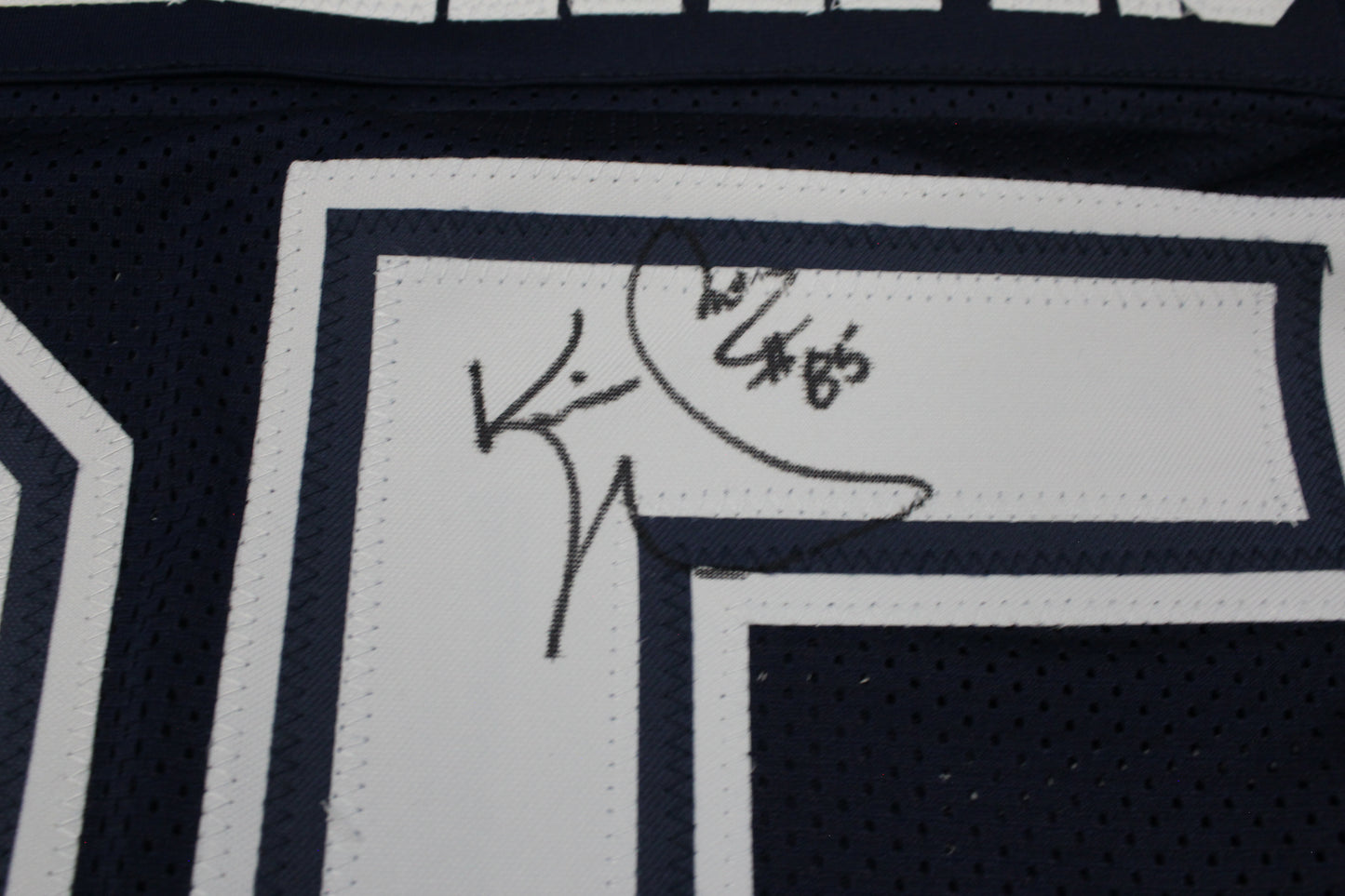 KEVIN WILLIAMS DALLAS COWBOYS SIGNED Blue JERSEY Hurricanes w/INSCs M JSA