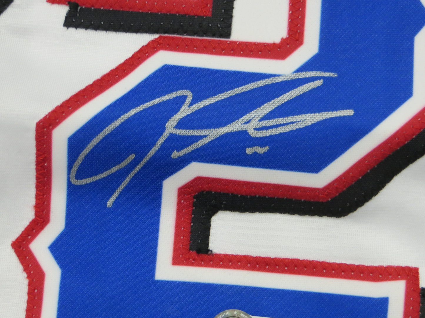 JOSH HAMILTON TEXAS RANGERS SIGNED WHITE JERSEY size 2XL BAS COA