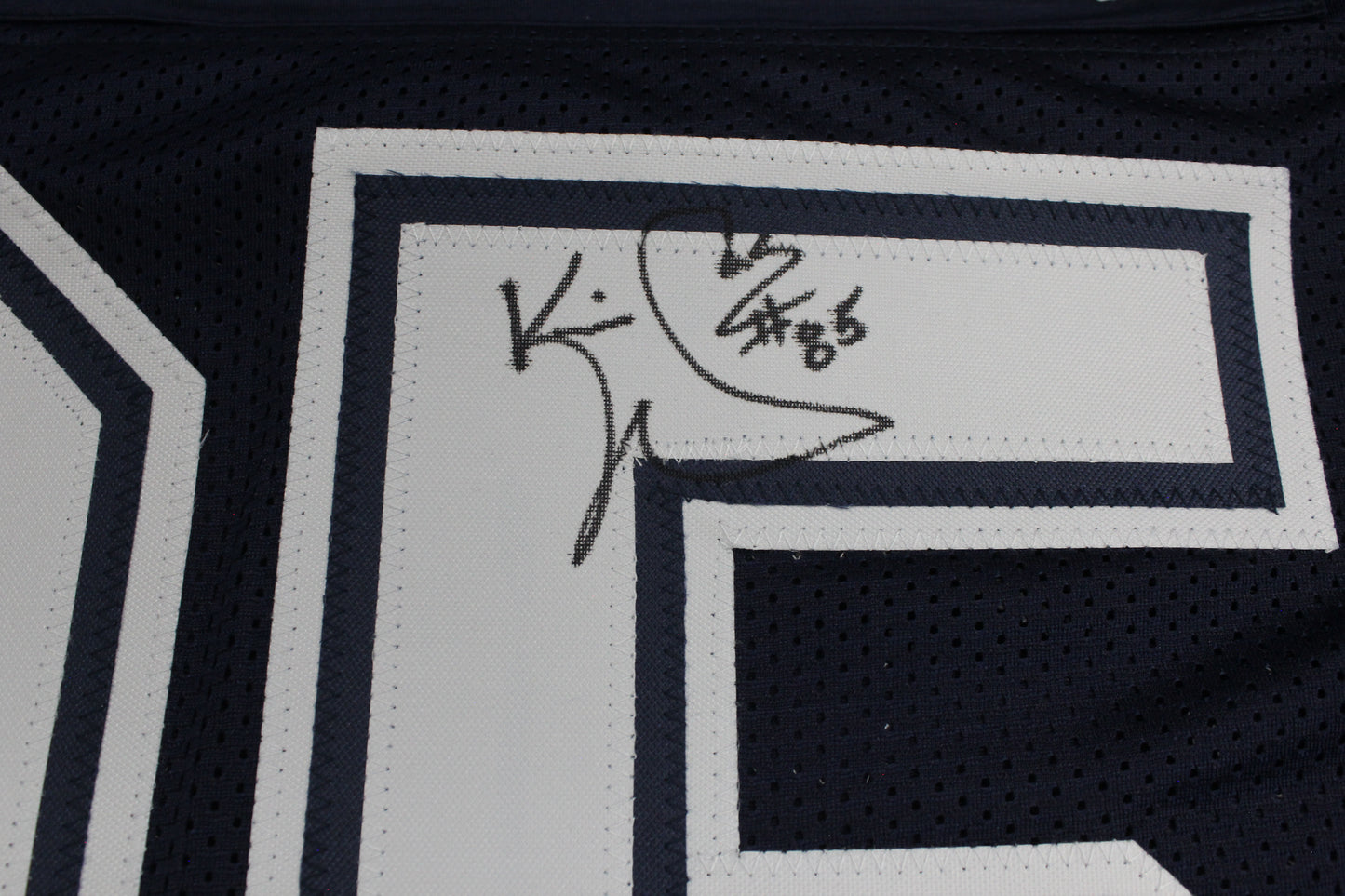 KEVIN WILLIAMS DALLAS COWBOYS SIGNED Blue JERSEY Hurricanes w/INSCs M JSA