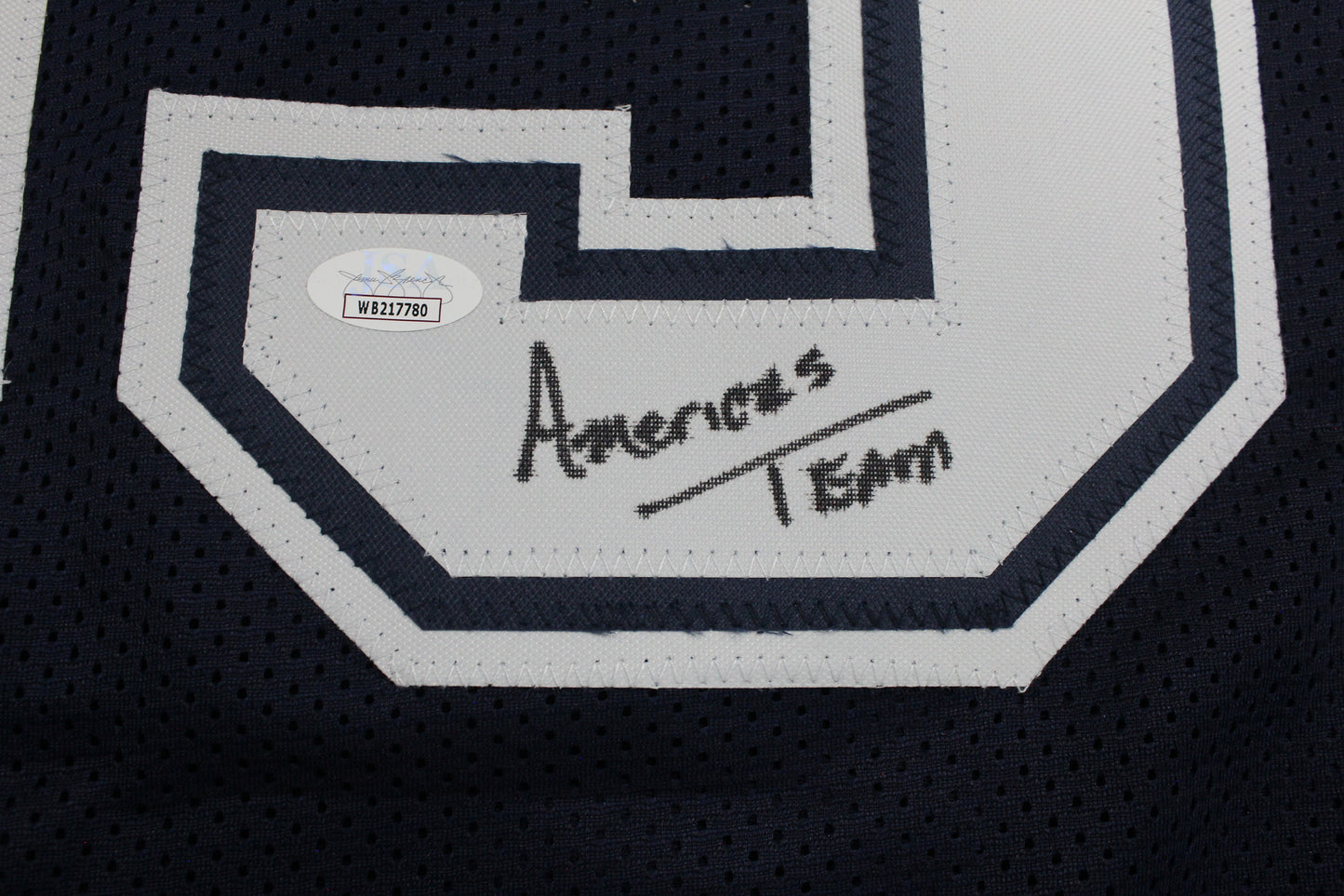 KEVIN WILLIAMS DALLAS COWBOYS SIGNED Blue JERSEY Hurricanes w/INSCs M JSA