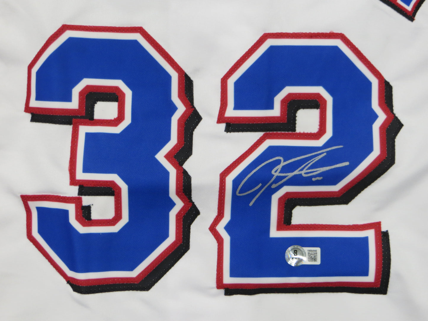 JOSH HAMILTON TEXAS RANGERS SIGNED WHITE JERSEY size 2XL BAS COA