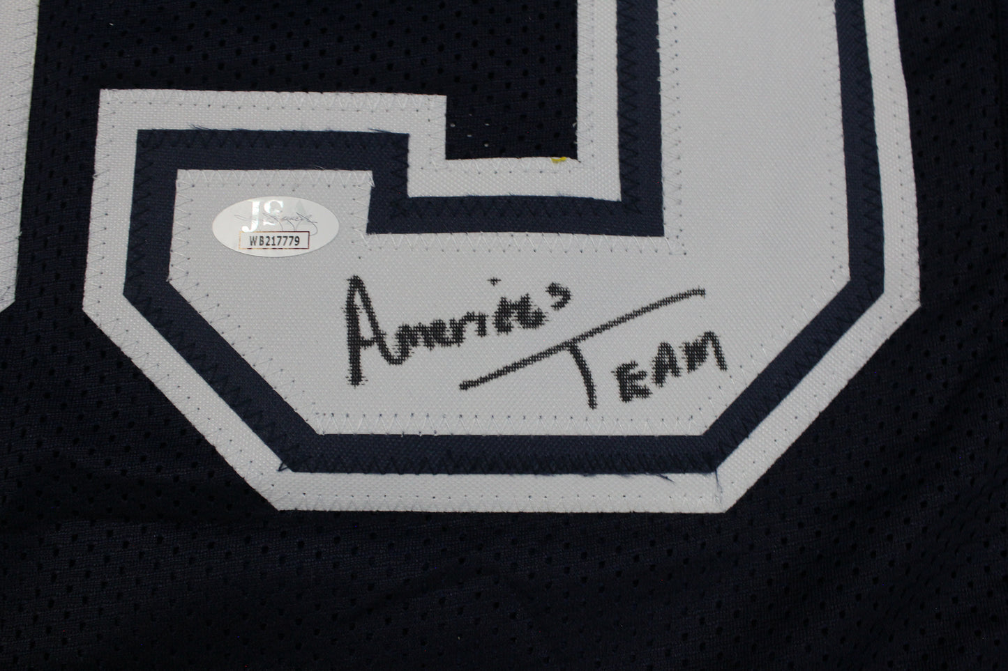 KEVIN WILLIAMS DALLAS COWBOYS SIGNED Blue JERSEY Hurricanes w/INSCs M JSA