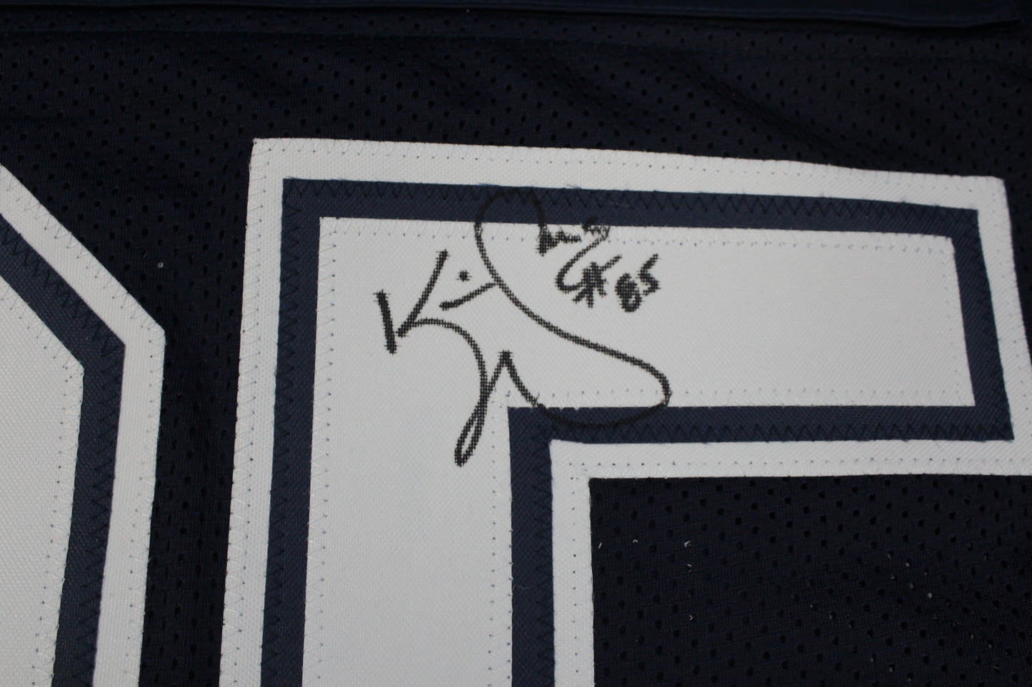 KEVIN WILLIAMS DALLAS COWBOYS SIGNED Blue JERSEY Hurricanes w/INSCs M JSA