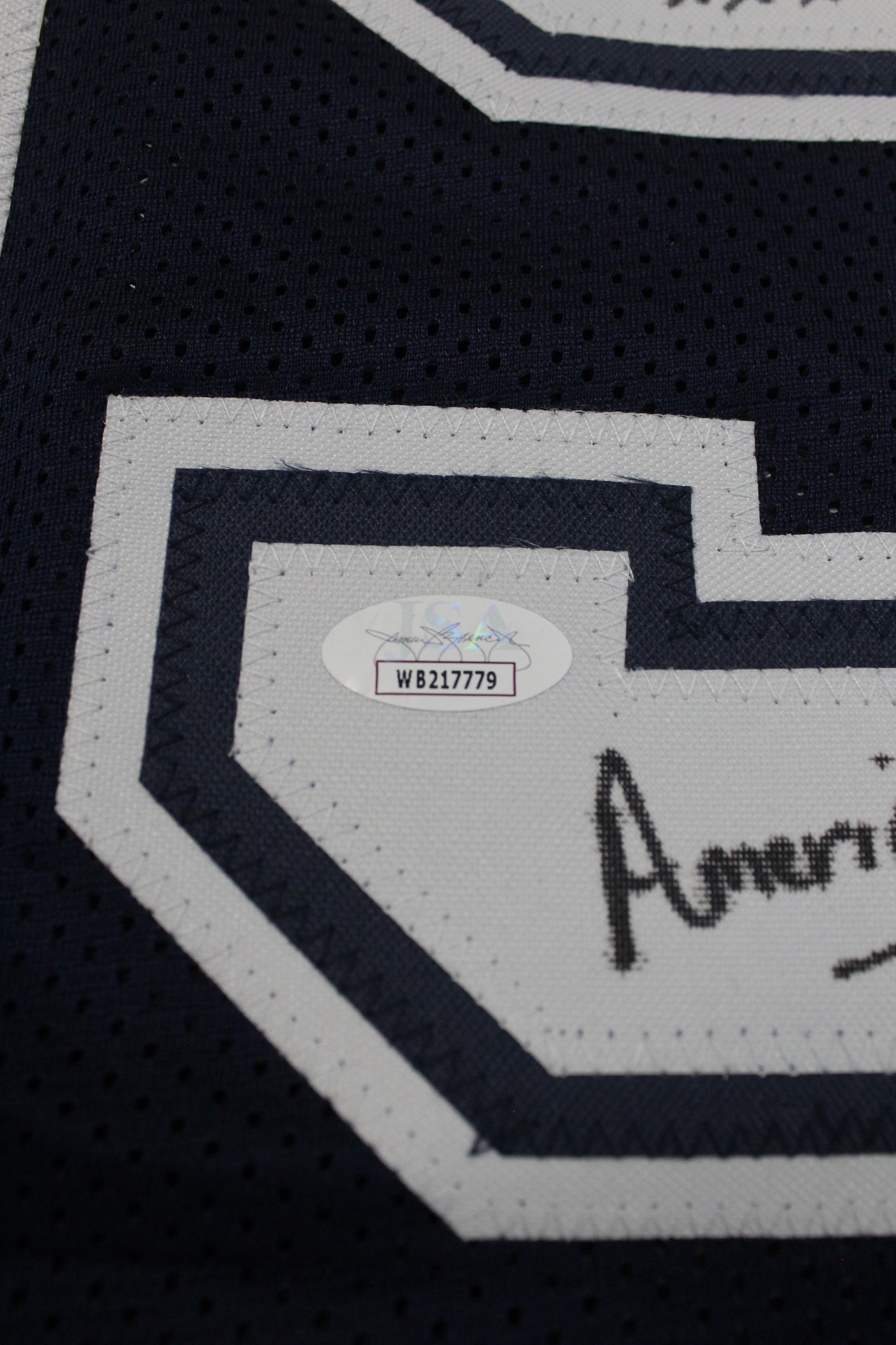 KEVIN WILLIAMS DALLAS COWBOYS SIGNED Blue JERSEY Hurricanes w/INSCs M JSA