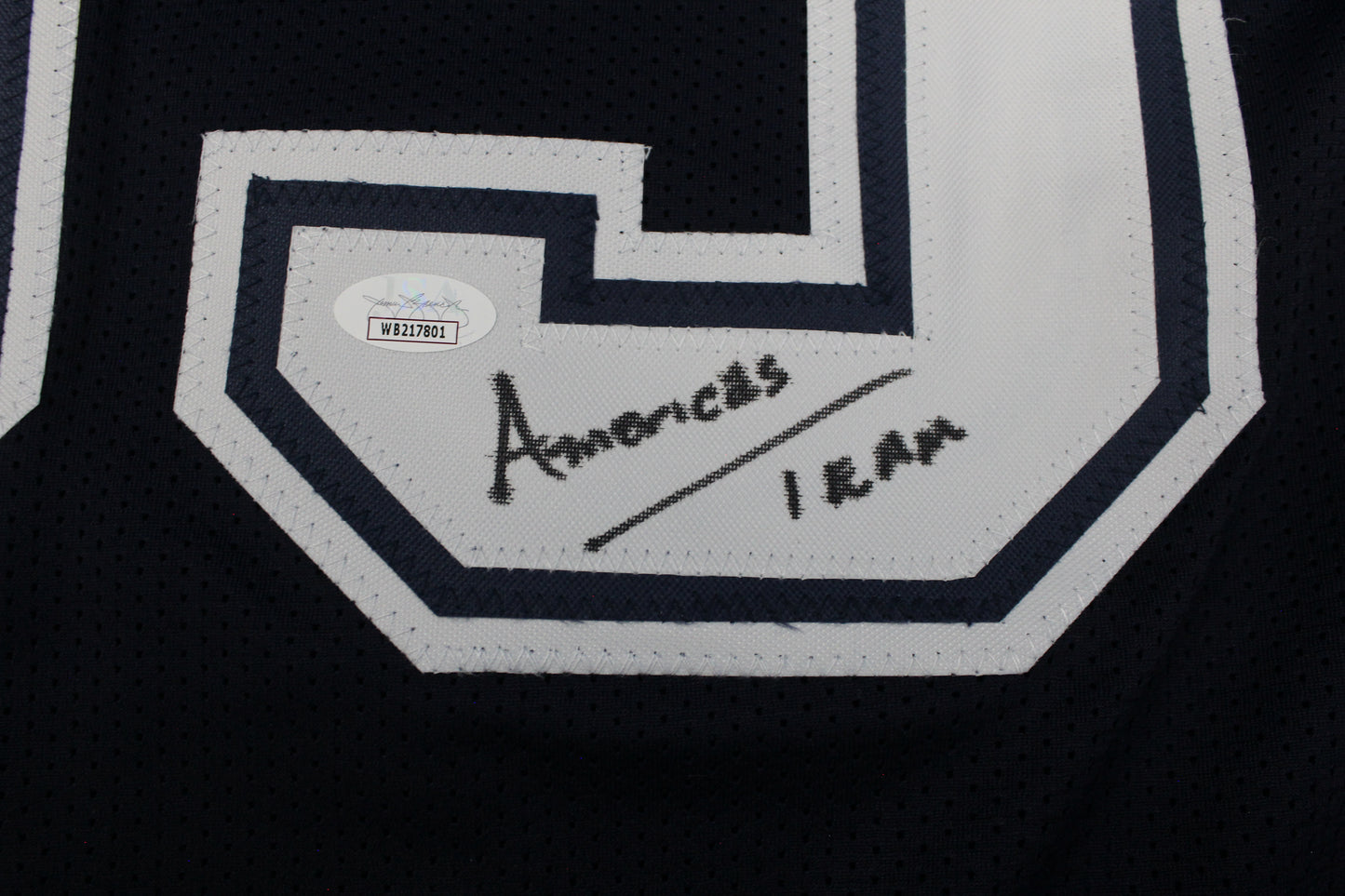 KEVIN WILLIAMS DALLAS COWBOYS SIGNED Blue JERSEY Hurricanes w/INSCs 3XL JSA