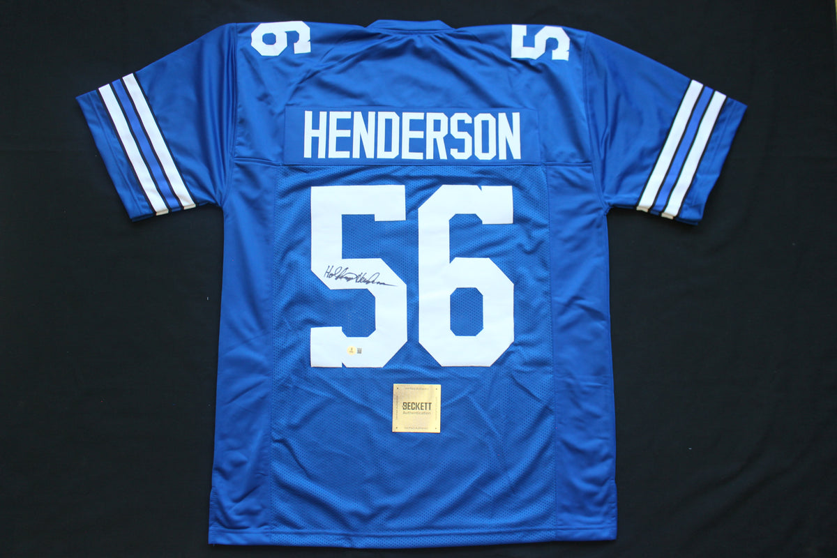 THOMAS HOLLYWOOD HENDERSON DALLAS COWBOYS SIGNED Throwback JERSEY BAS