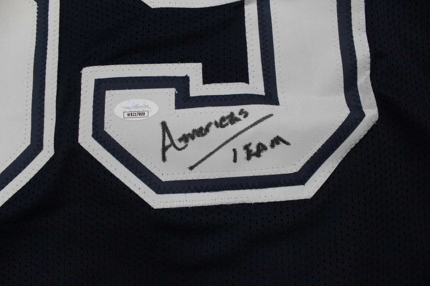 KEVIN WILLIAMS DALLAS COWBOYS SIGNED Blue JERSEY Hurricanes w/INSCs 3XL JSA