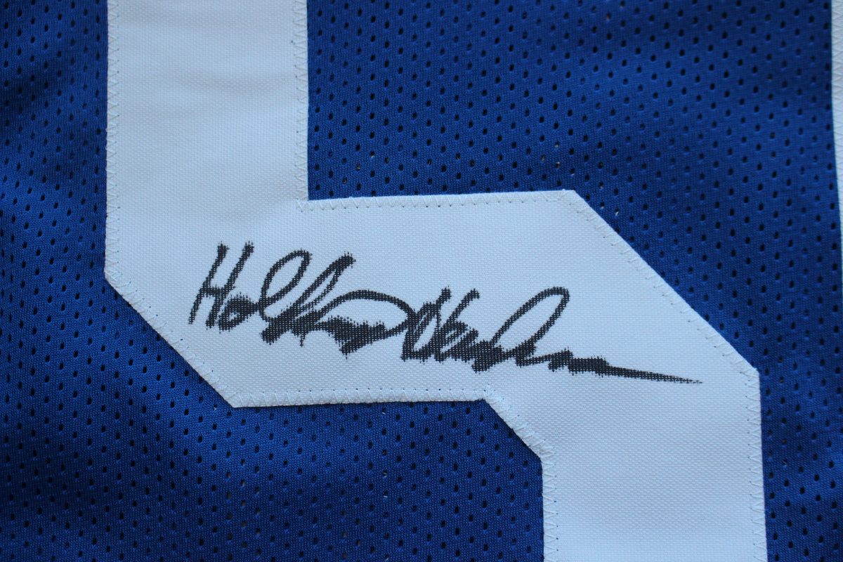 THOMAS HOLLYWOOD HENDERSON DALLAS COWBOYS SIGNED Throwback JERSEY BAS