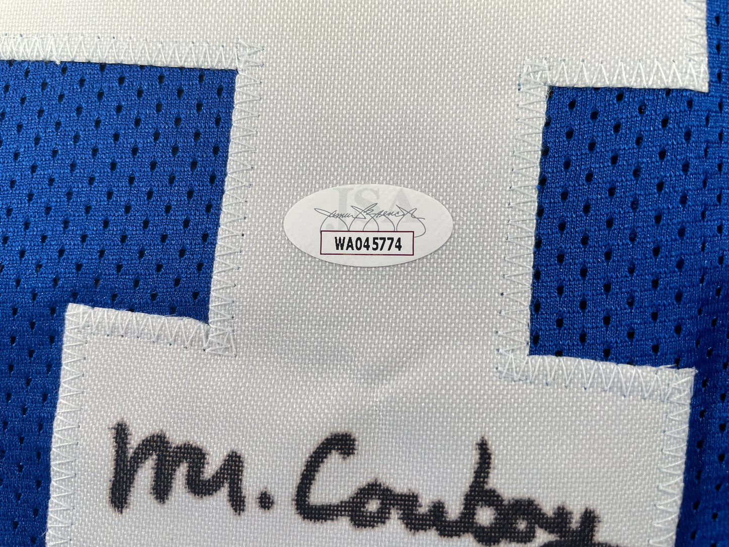 BOB LILLY DALLAS COWBOYS SIGNED Throwback JERSEY w/MrCowboy JSA COA