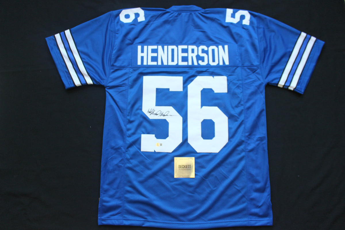 THOMAS HOLLYWOOD HENDERSON DALLAS COWBOYS SIGNED Throwback JERSEY BAS