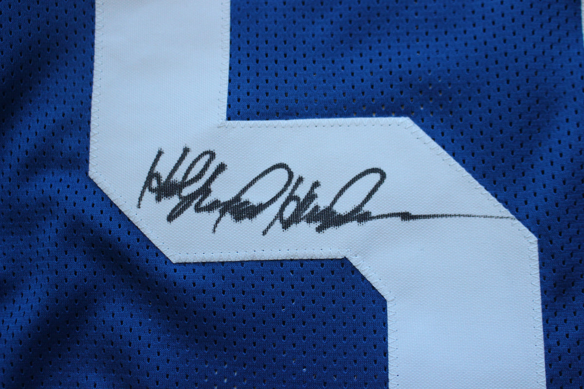 THOMAS HOLLYWOOD HENDERSON DALLAS COWBOYS SIGNED Throwback JERSEY BAS