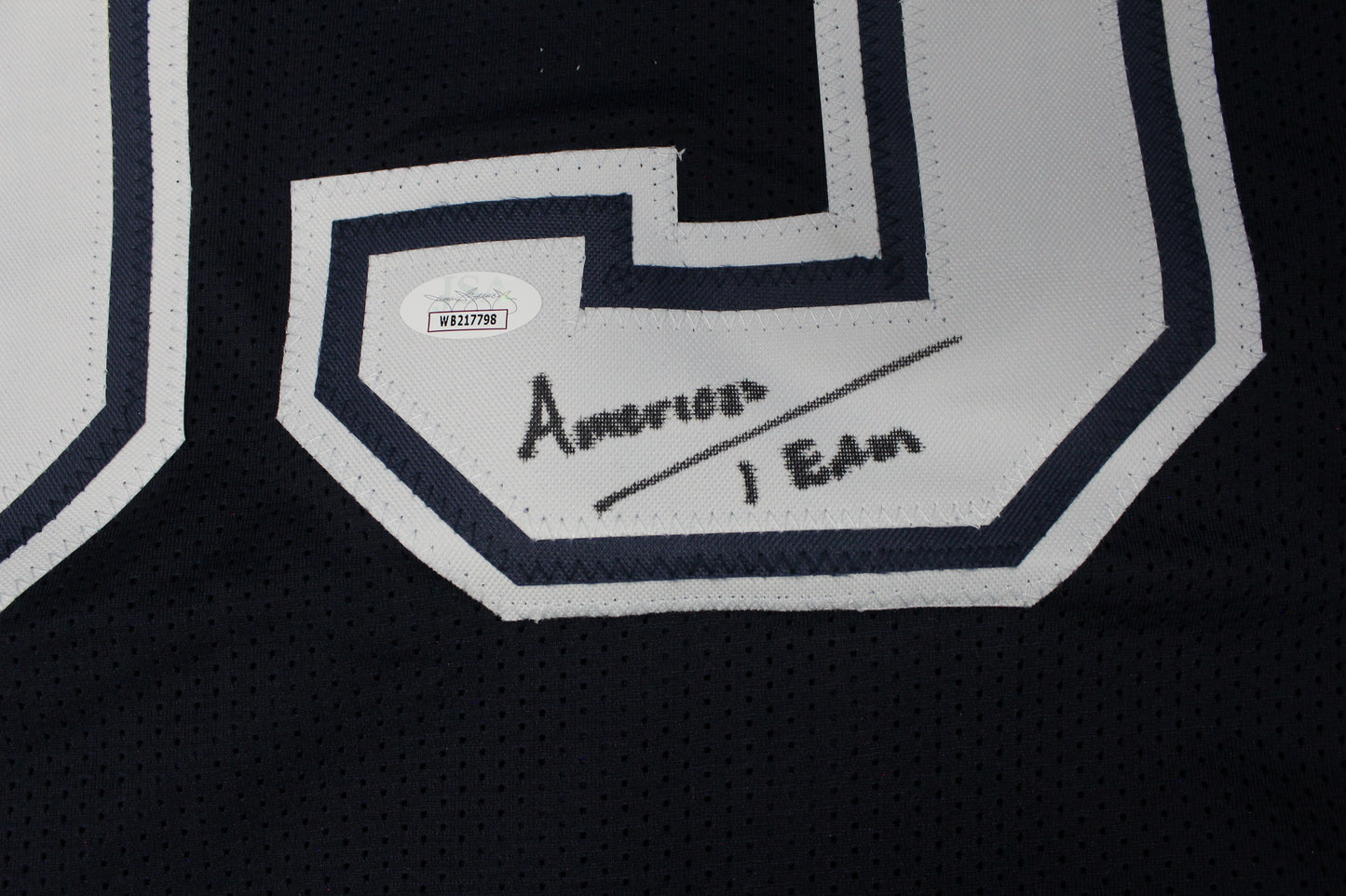 KEVIN WILLIAMS DALLAS COWBOYS SIGNED Blue JERSEY Hurricanes w/INSCs 3XL JSA