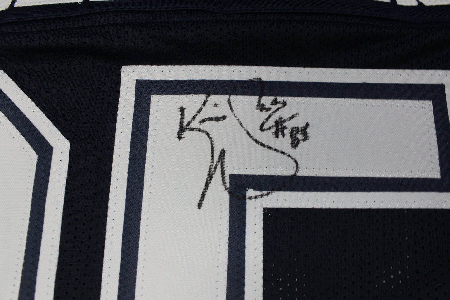 KEVIN WILLIAMS DALLAS COWBOYS SIGNED Blue JERSEY Hurricanes w/INSCs 3XL JSA