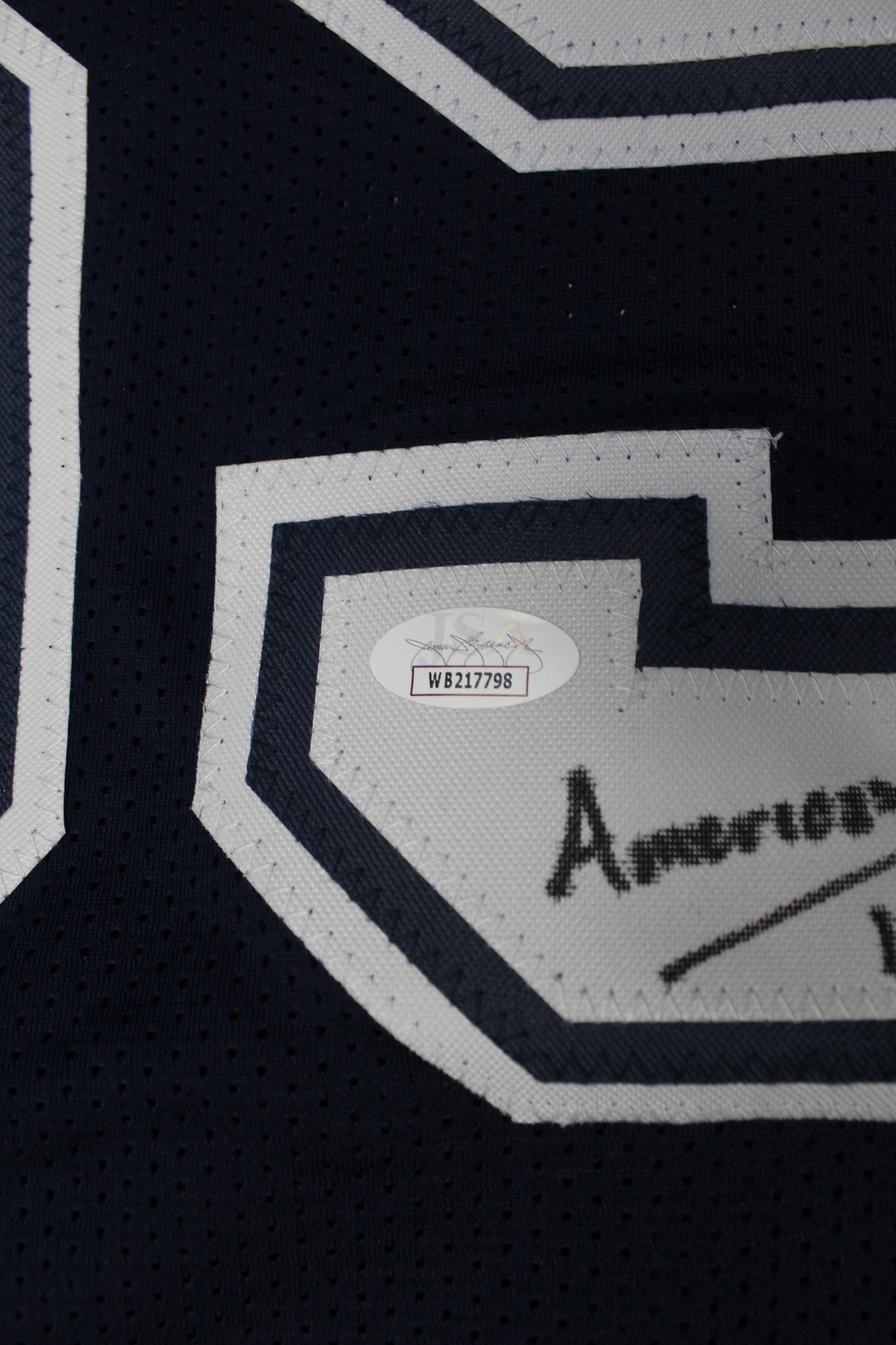 KEVIN WILLIAMS DALLAS COWBOYS SIGNED Blue JERSEY Hurricanes w/INSCs 3XL JSA