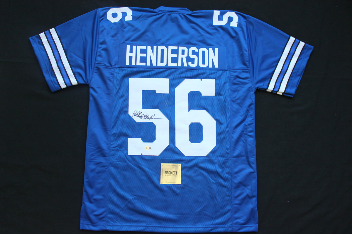 THOMAS HOLLYWOOD HENDERSON DALLAS COWBOYS SIGNED Throwback JERSEY BAS