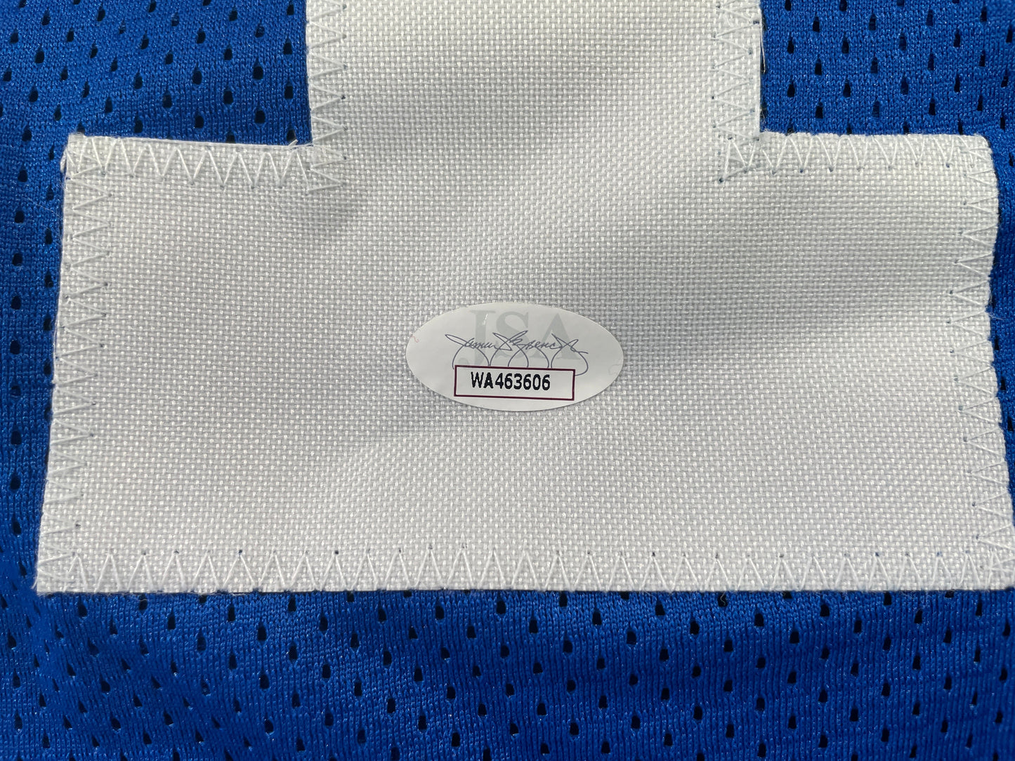 BOB LILLY DALLAS COWBOYS SIGNED Throwback JERSEY w/HOF80 JSA COA