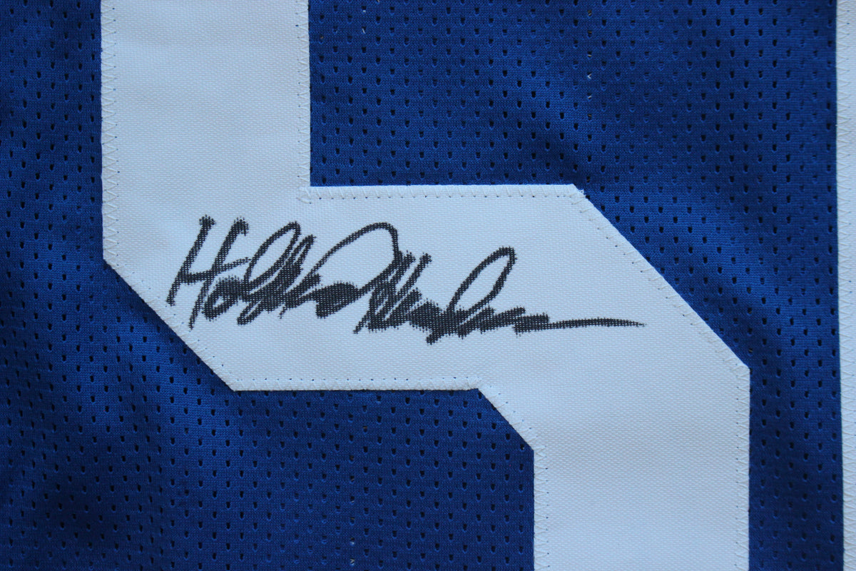 THOMAS HOLLYWOOD HENDERSON DALLAS COWBOYS SIGNED Throwback JERSEY BAS