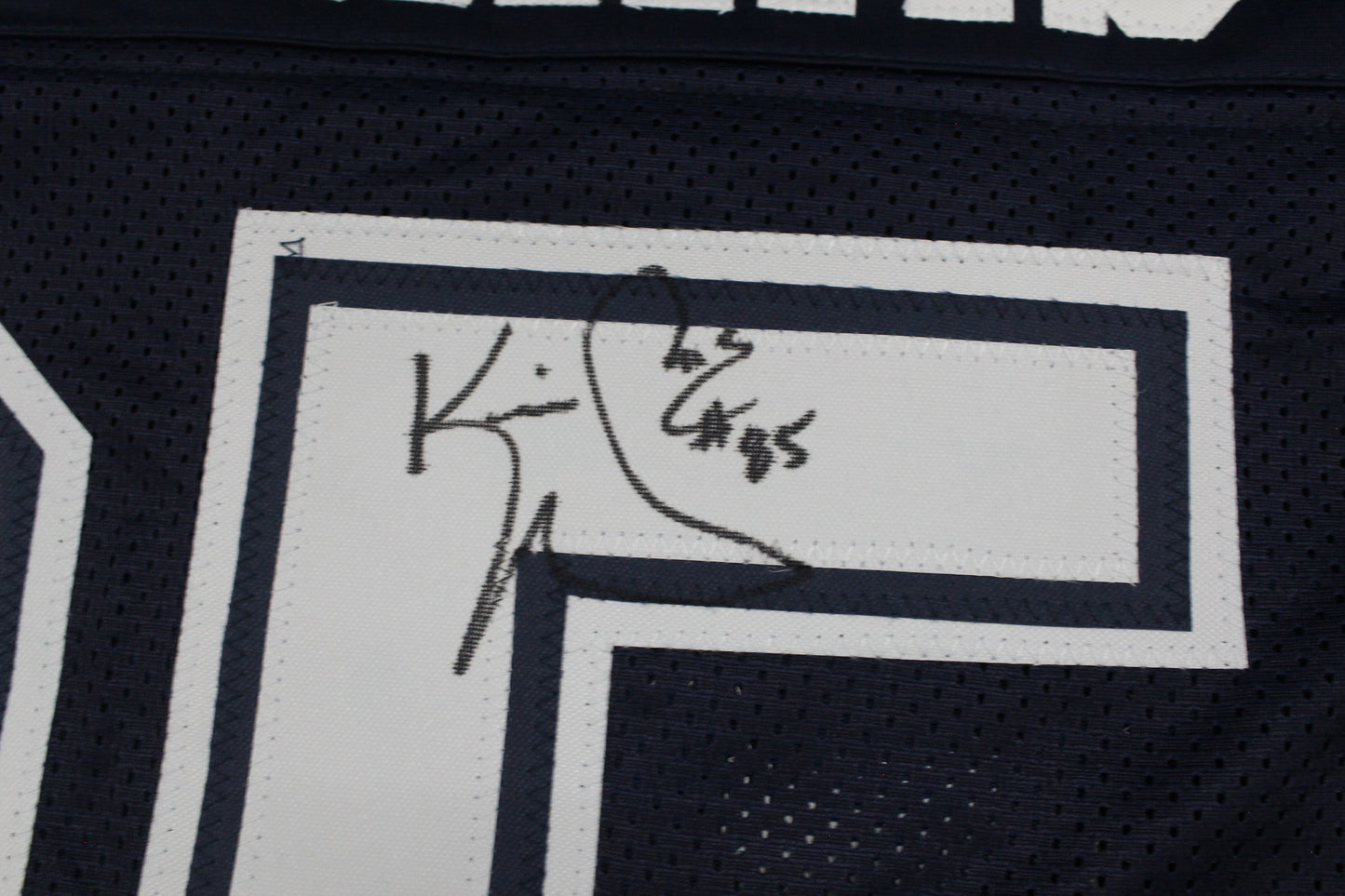 KEVIN WILLIAMS DALLAS COWBOYS SIGNED Blue JERSEY Hurricanes w/INSCs 2XL JSA