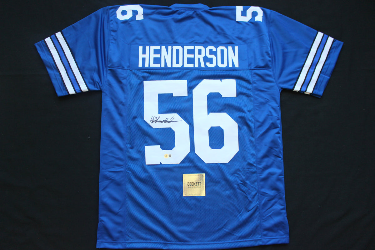 THOMAS HOLLYWOOD HENDERSON DALLAS COWBOYS SIGNED Throwback JERSEY BAS
