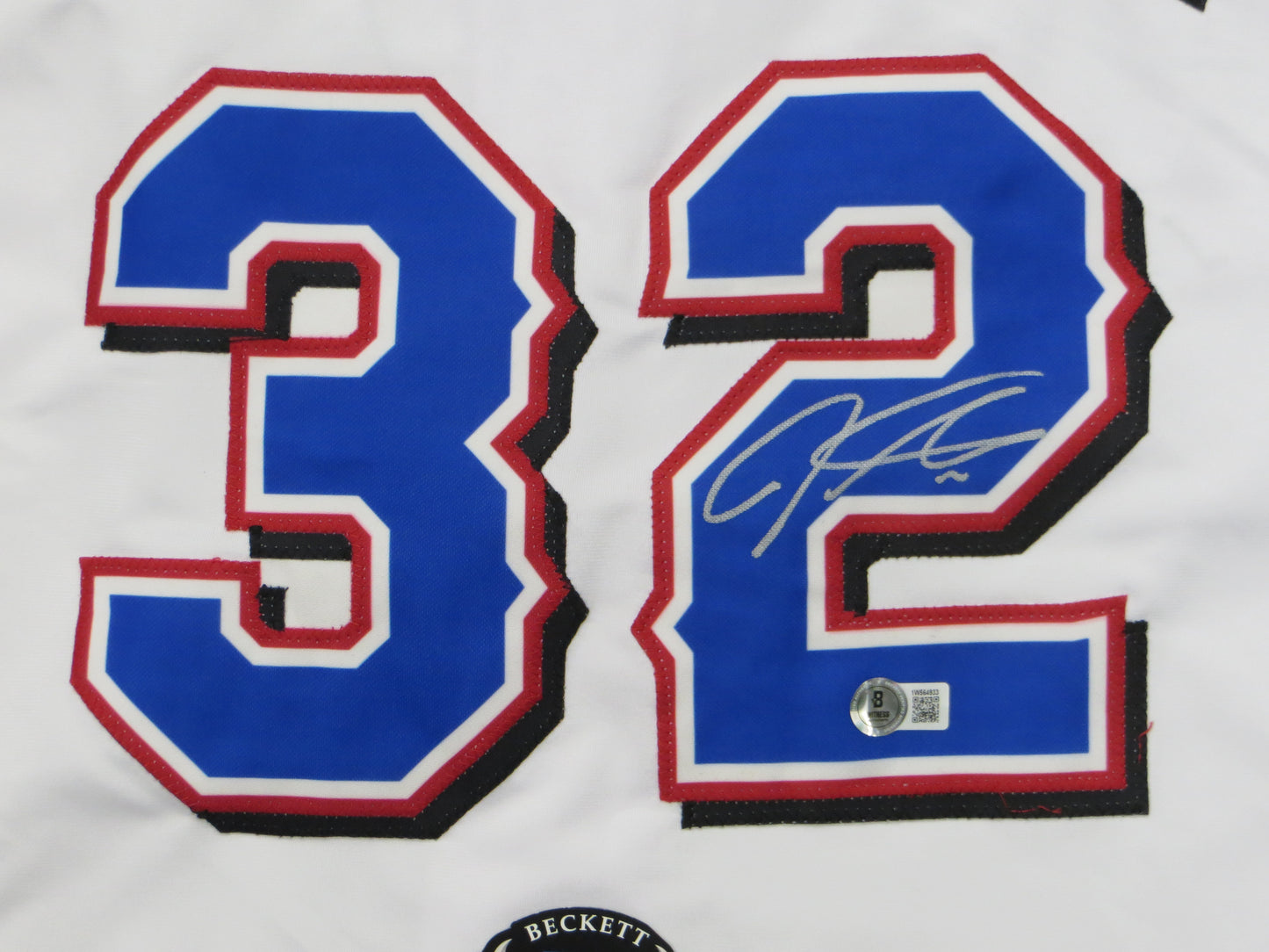 JOSH HAMILTON TEXAS RANGERS SIGNED WHITE JERSEY size 3XL BAS COA