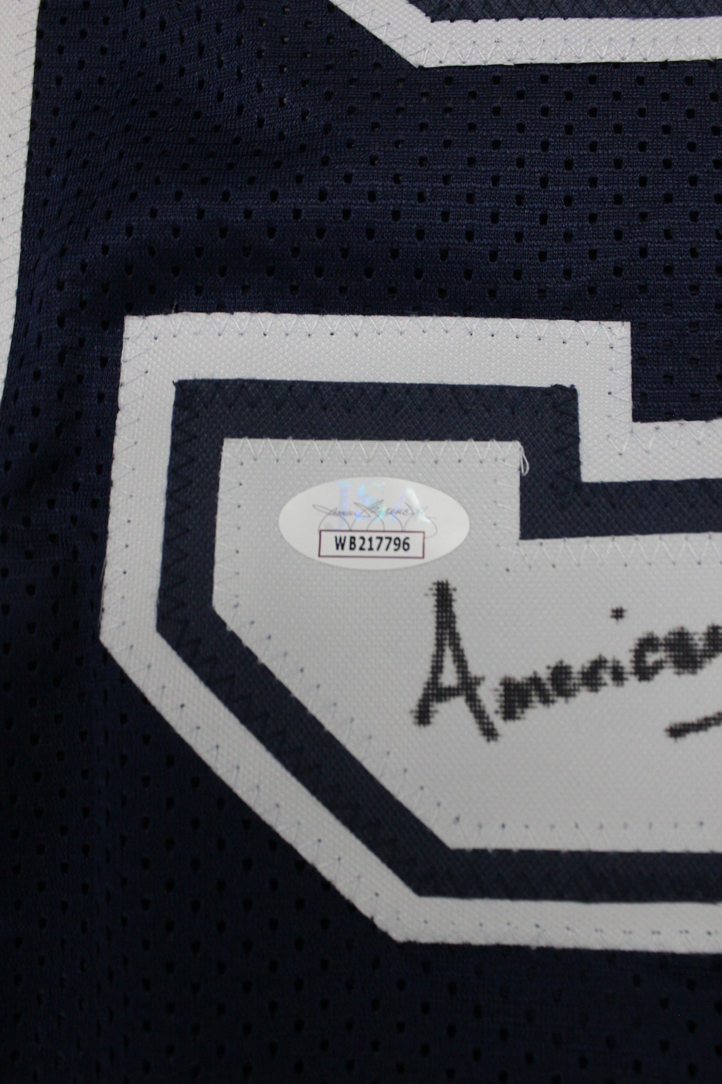 KEVIN WILLIAMS DALLAS COWBOYS SIGNED Blue JERSEY Hurricanes w/INSCs 2XL JSA