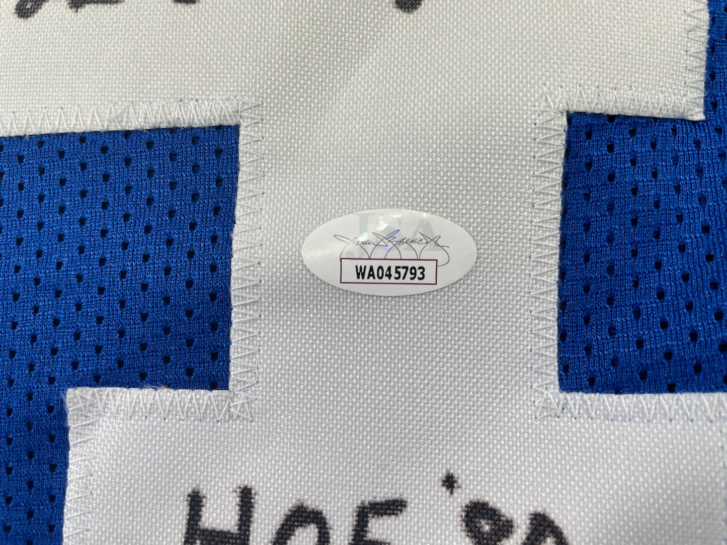 BOB LILLY DALLAS COWBOYS SIGNED TB JERSEY w/HOF80 JSA COA