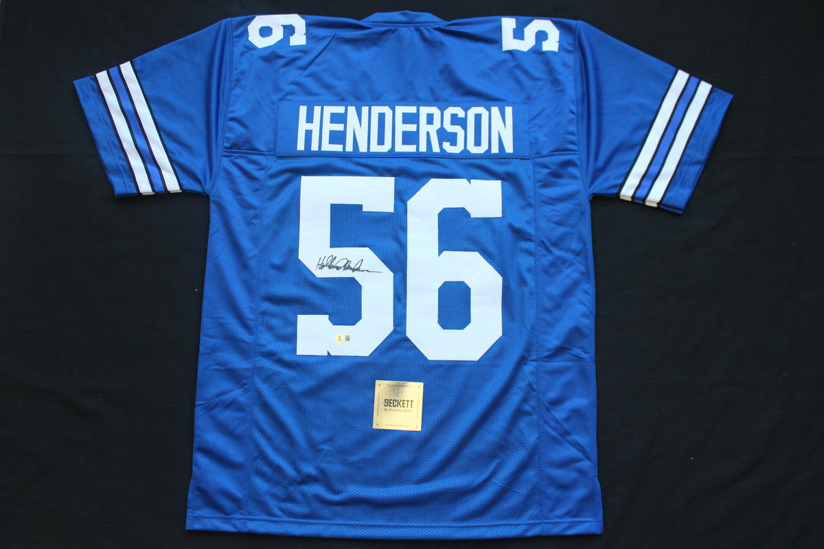 THOMAS HOLLYWOOD HENDERSON DALLAS COWBOYS SIGNED Throwback JERSEY BAS
