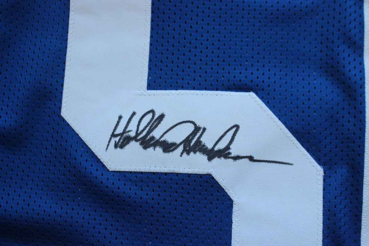 THOMAS HOLLYWOOD HENDERSON DALLAS COWBOYS SIGNED Throwback JERSEY BAS