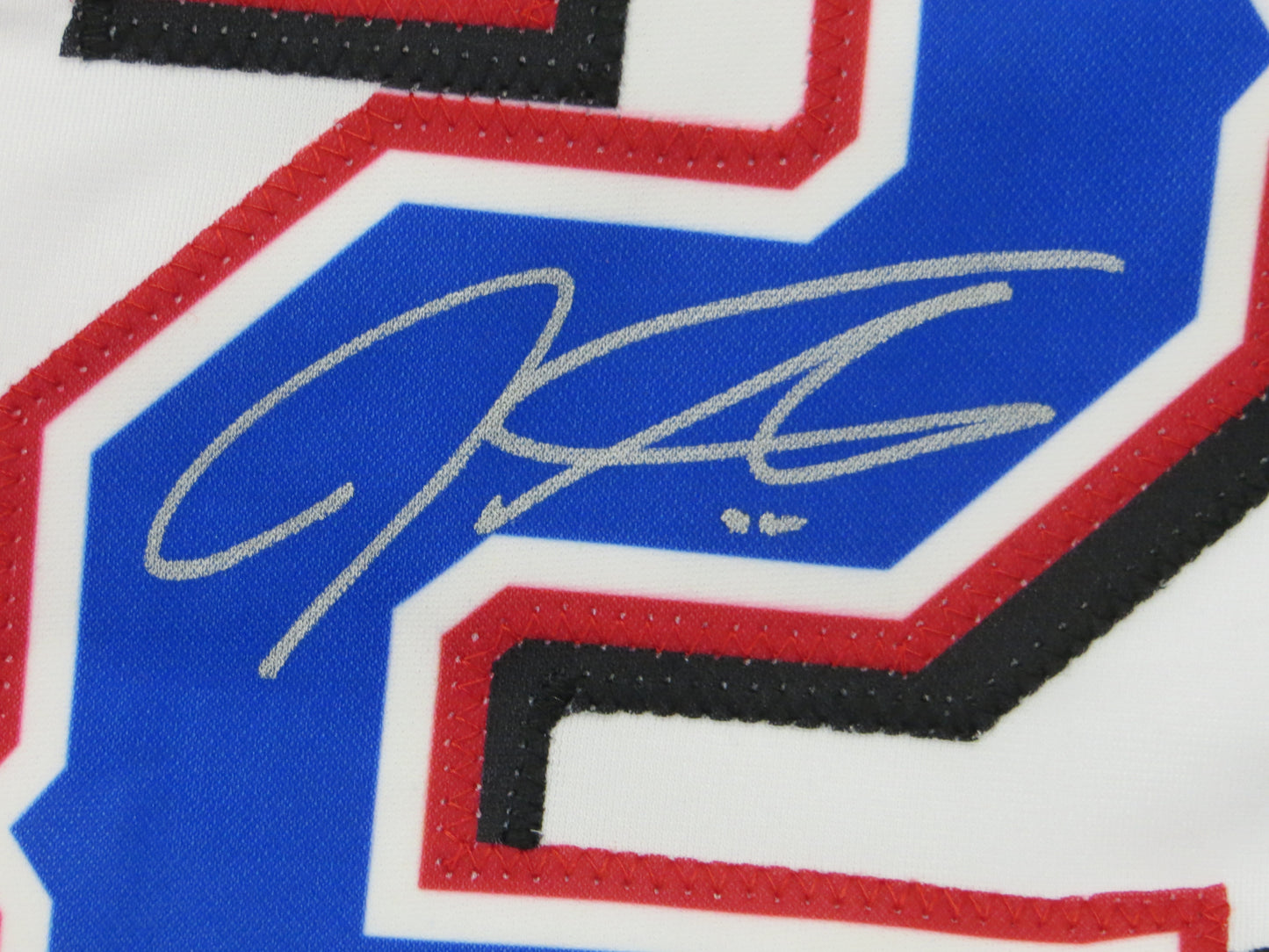 JOSH HAMILTON TEXAS RANGERS SIGNED WHITE JERSEY size 3XL BAS COA