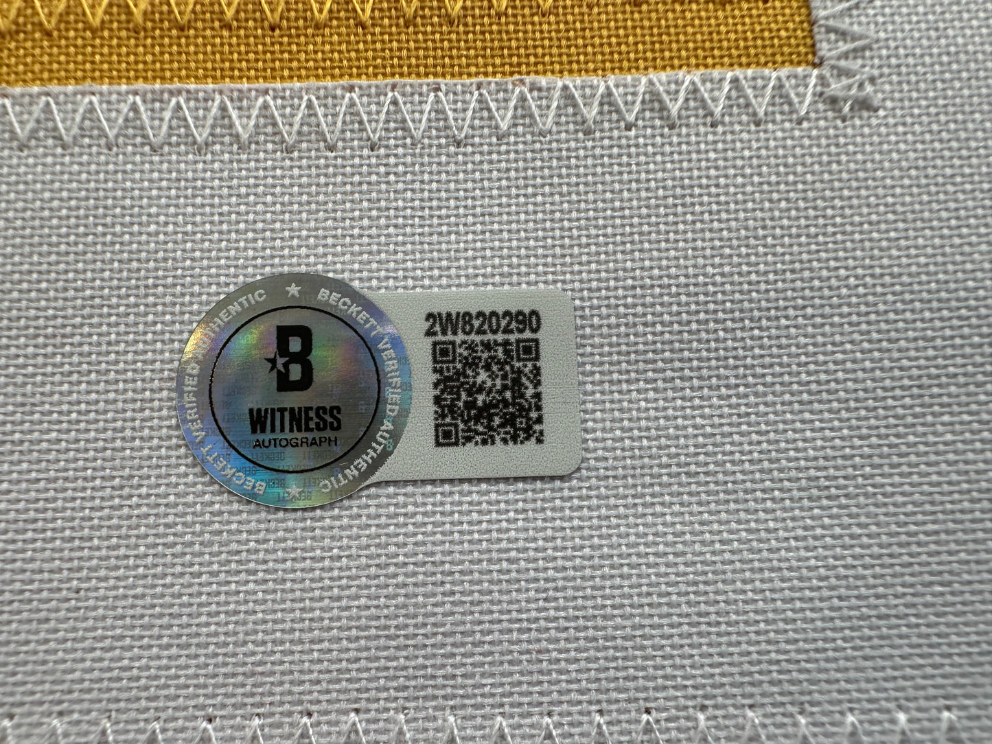 PAT PATRICK MAHOMES SR SIGNED JERSEY KC CHIEFS w/ Who'sYourDaddy BAS