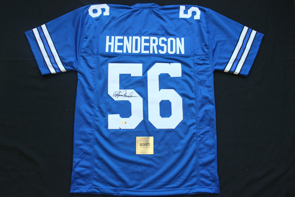 THOMAS HOLLYWOOD HENDERSON DALLAS COWBOYS SIGNED Throwback JERSEY BAS