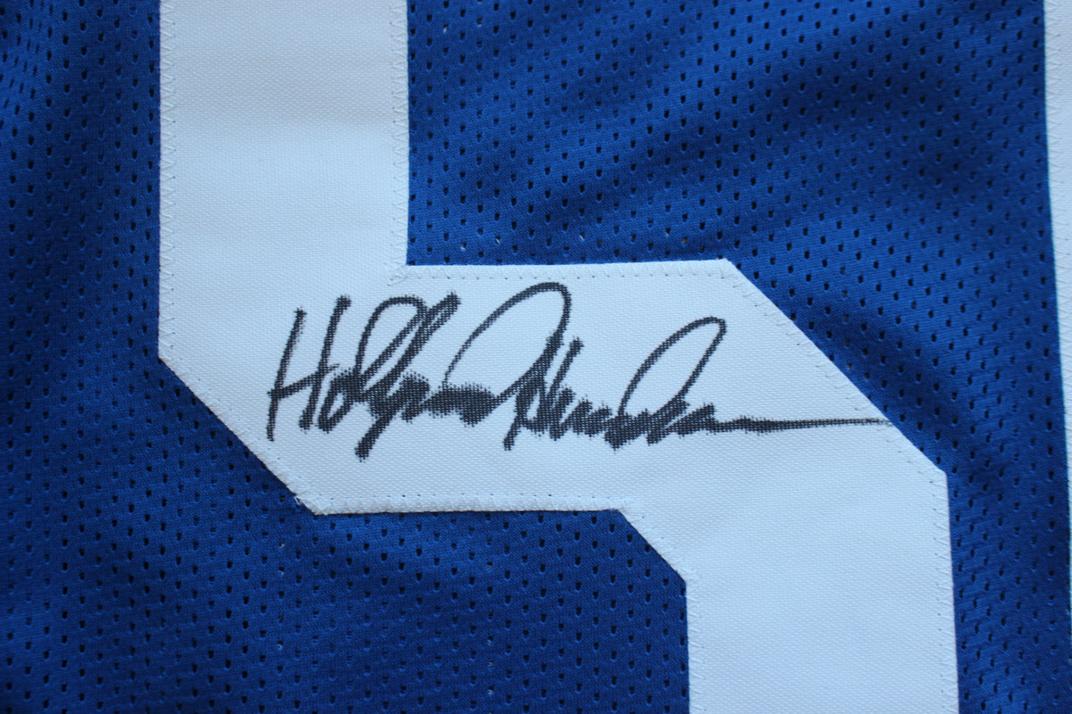 THOMAS HOLLYWOOD HENDERSON DALLAS COWBOYS SIGNED Throwback JERSEY BAS