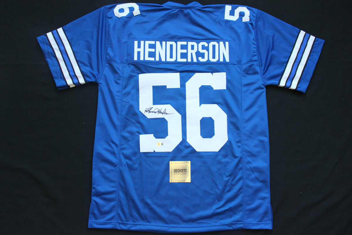 THOMAS HOLLYWOOD HENDERSON DALLAS COWBOYS SIGNED Throwback JERSEY BAS