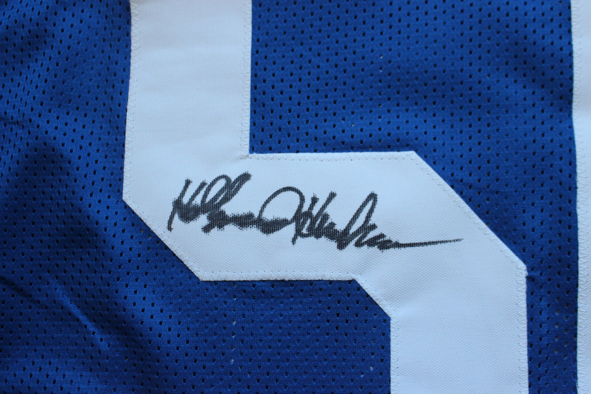 THOMAS HOLLYWOOD HENDERSON DALLAS COWBOYS SIGNED Throwback JERSEY BAS