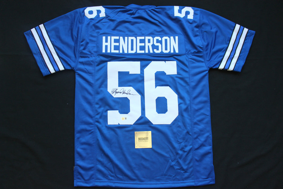 THOMAS HOLLYWOOD HENDERSON DALLAS COWBOYS SIGNED Throwback JERSEY BAS