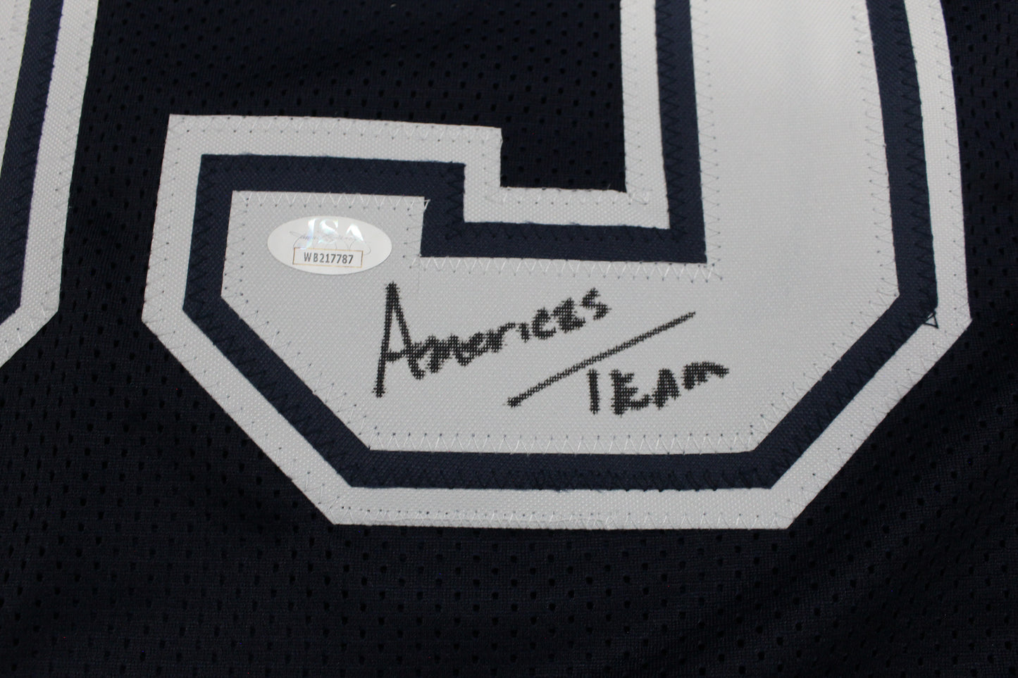 KEVIN WILLIAMS DALLAS COWBOYS SIGNED Blue JERSEY Hurricanes w/INSCs L JSA