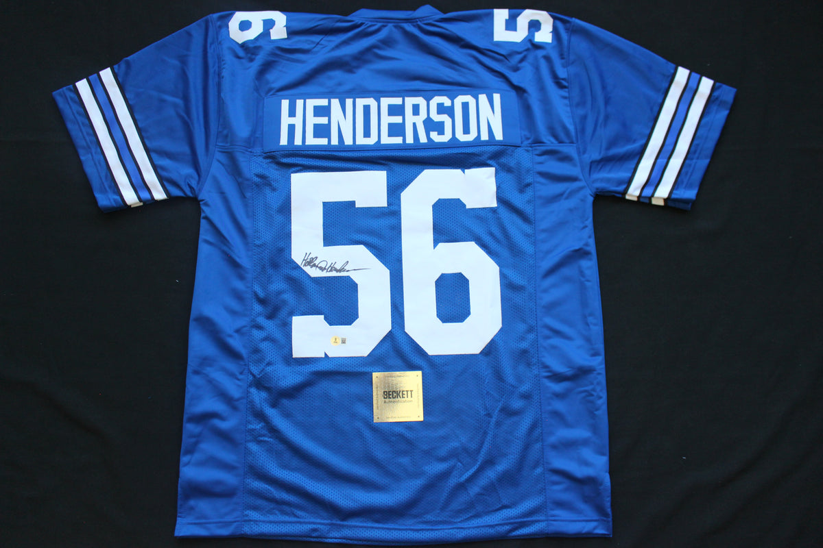 THOMAS HOLLYWOOD HENDERSON DALLAS COWBOYS SIGNED Throwback JERSEY BAS
