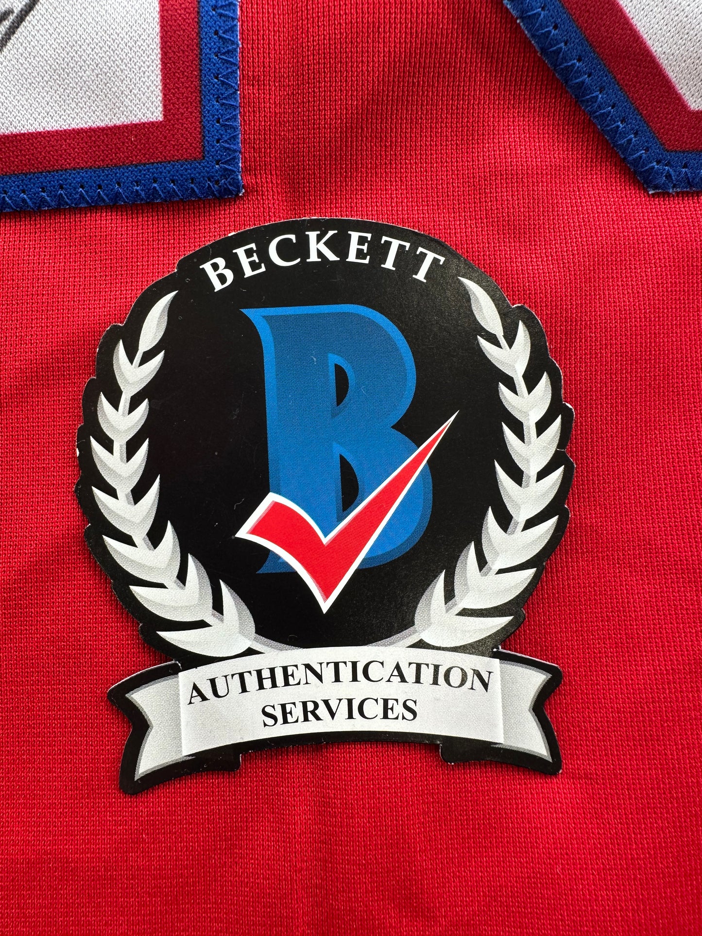 ADRIAN BELTRE SIGNED RED BASEBALL JERSEY Texas Rangers w/ "HOF 2024" BAS COA