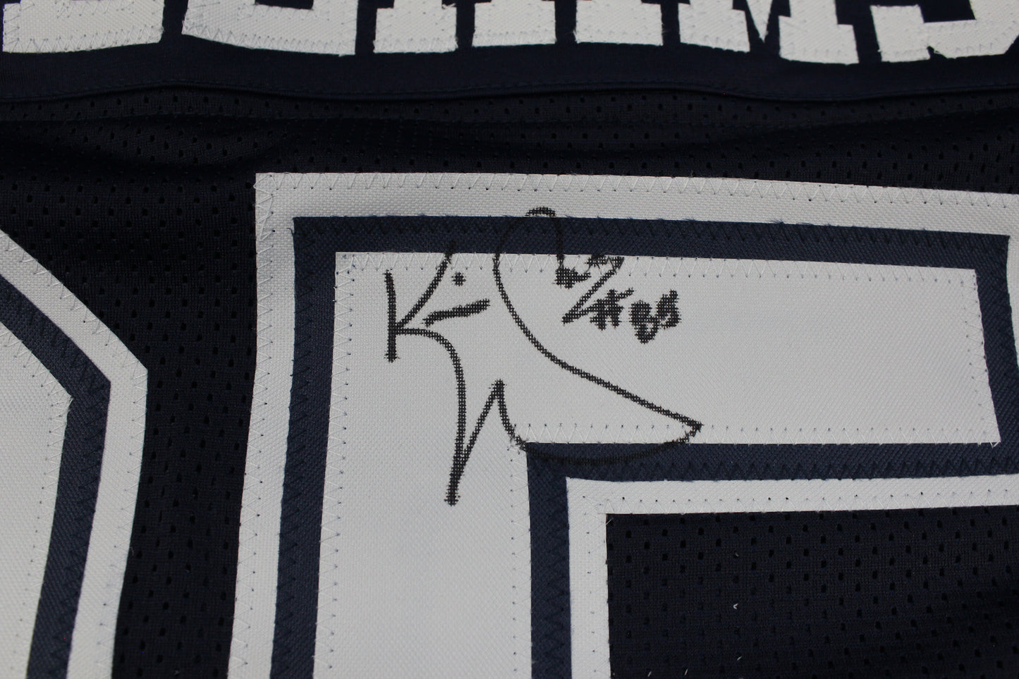 KEVIN WILLIAMS DALLAS COWBOYS SIGNED Blue JERSEY Hurricanes w/INSCs L JSA