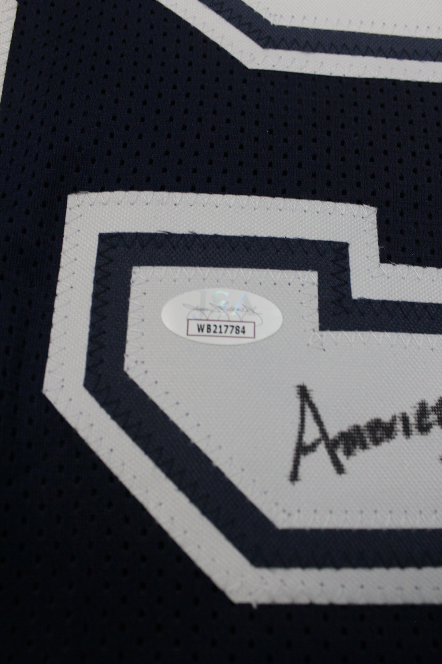 KEVIN WILLIAMS DALLAS COWBOYS SIGNED Blue JERSEY Hurricanes w/INSCs L JSA