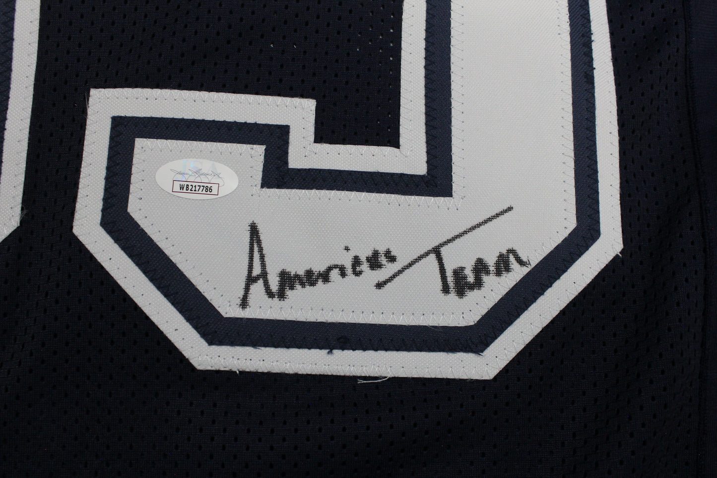 KEVIN WILLIAMS DALLAS COWBOYS SIGNED Blue JERSEY Hurricanes w/INSCs L JSA