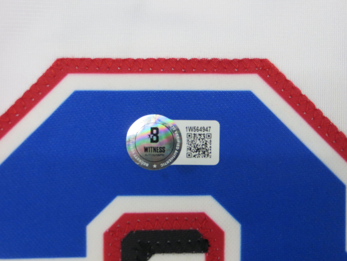 JOSH HAMILTON TEXAS RANGERS SIGNED WHITE JERSEY size XL w/ALMVP BAS COA