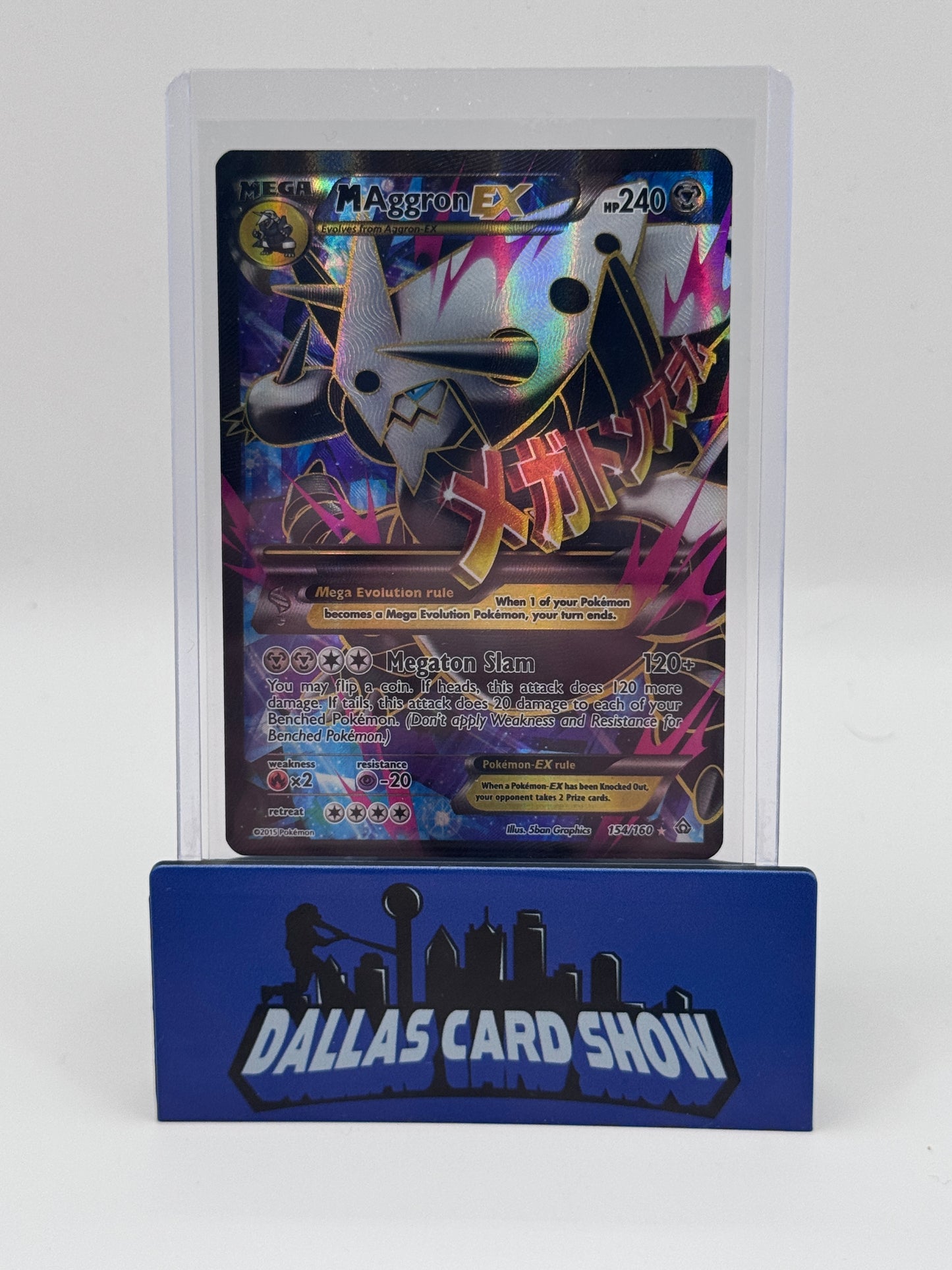 2015 Pokemon - M Aggron EX (Full Art) - 154/160 Primal Clash MP