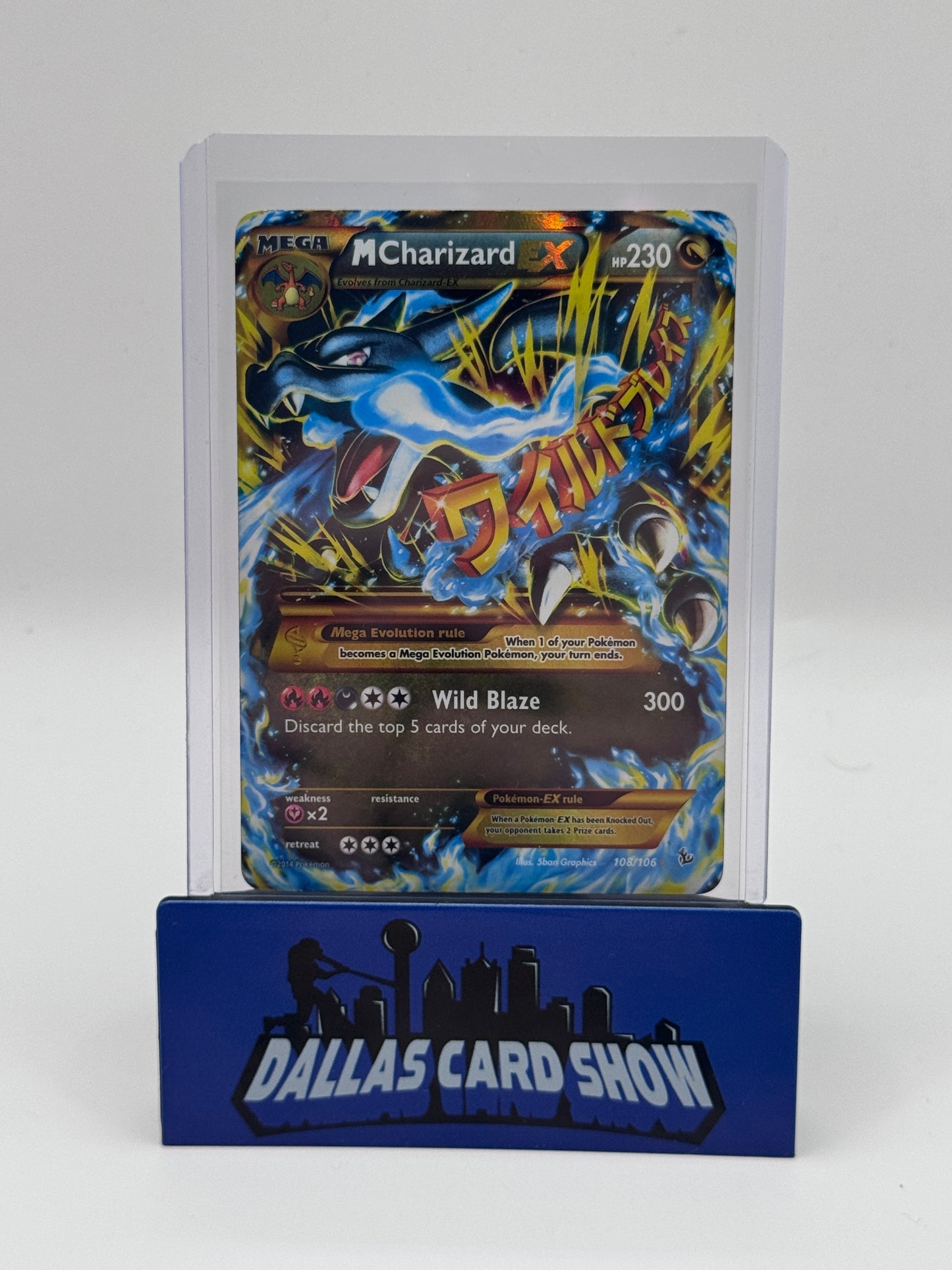 2014 Pokemon - M Charizard EX (Secret) - 108/106 XY Flashfire DMG'D