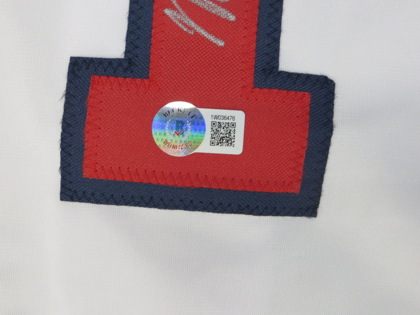 MICHAEL YOUNG TEXAS RANGERS USA BASEBALL SIGNED JERSEY w/INSC BAS