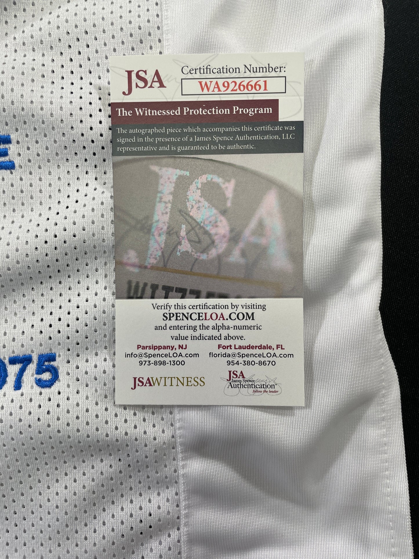 BOB LILLY DALLAS COWBOYS SIGNED STAT FOOTBALL JERSEY w/HOF JSA
