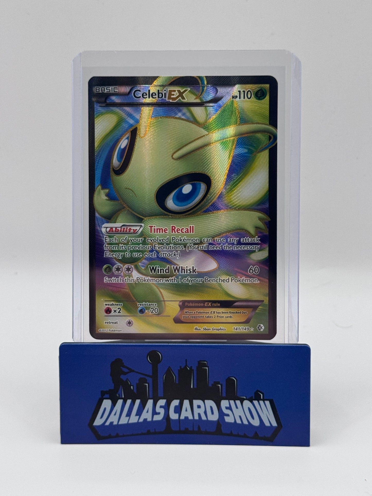 2012 Pokemon - Celebi EX (Full Art) - 141/149 Boundaries Crossed LP