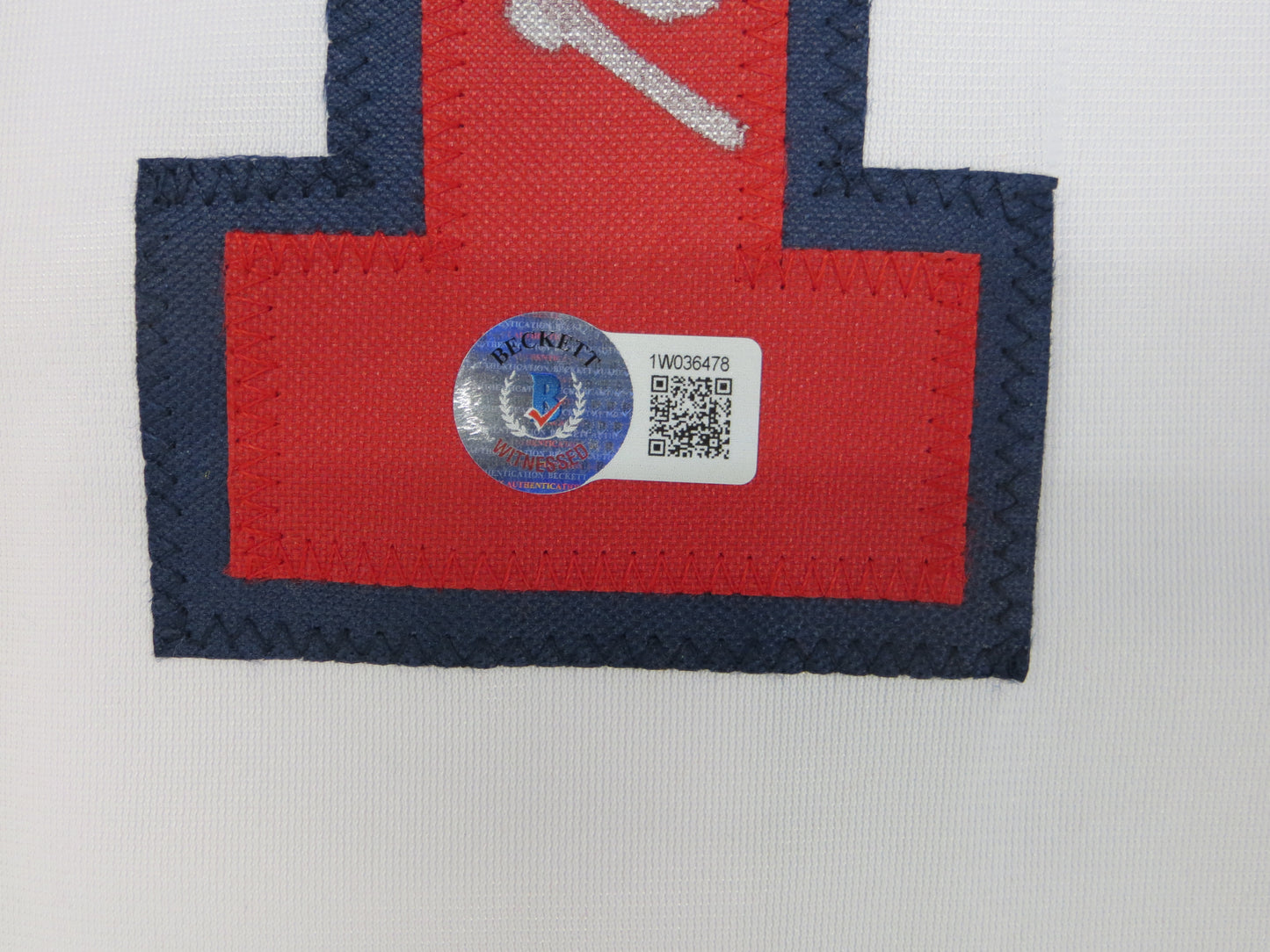 MICHAEL YOUNG TEXAS RANGERS USA BASEBALL SIGNED JERSEY w/INSC BAS