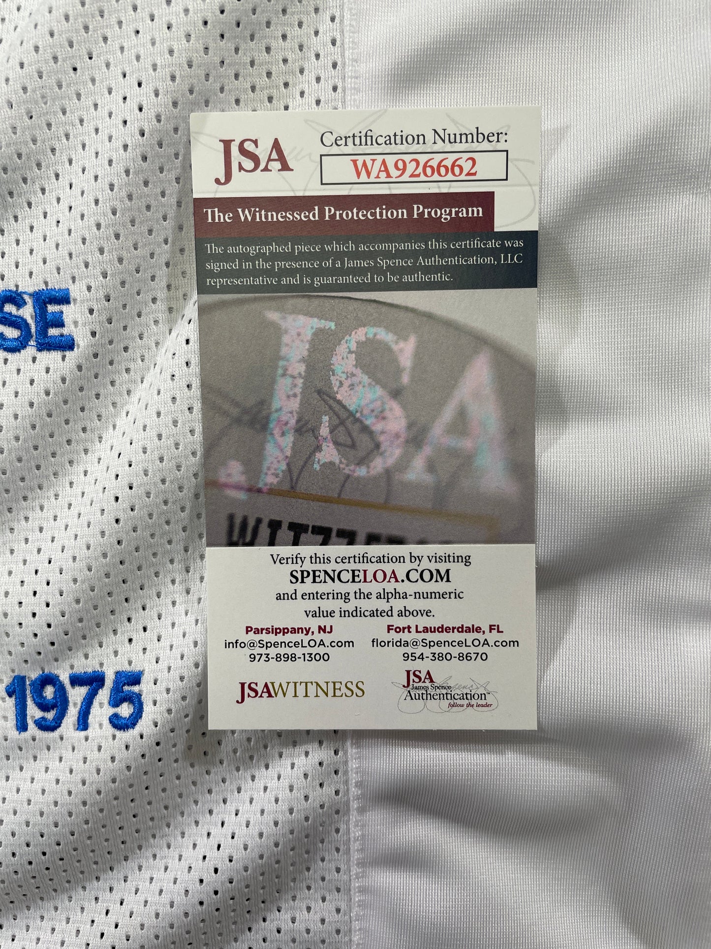 BOB LILLY DALLAS COWBOYS SIGNED STAT FOOTBALL JERSEY w/HOF JSA