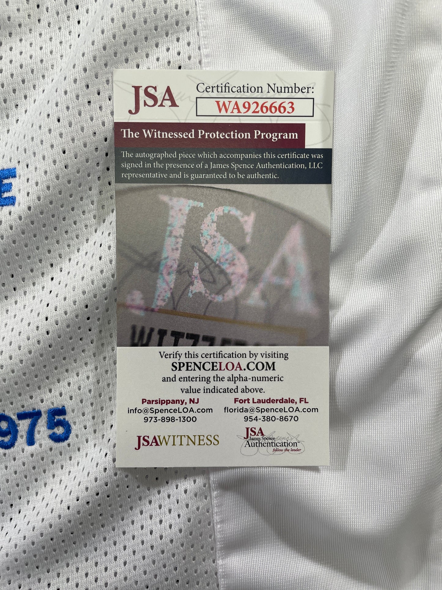 BOB LILLY DALLAS COWBOYS SIGNED STAT FOOTBALL JERSEY w/HOF JSA